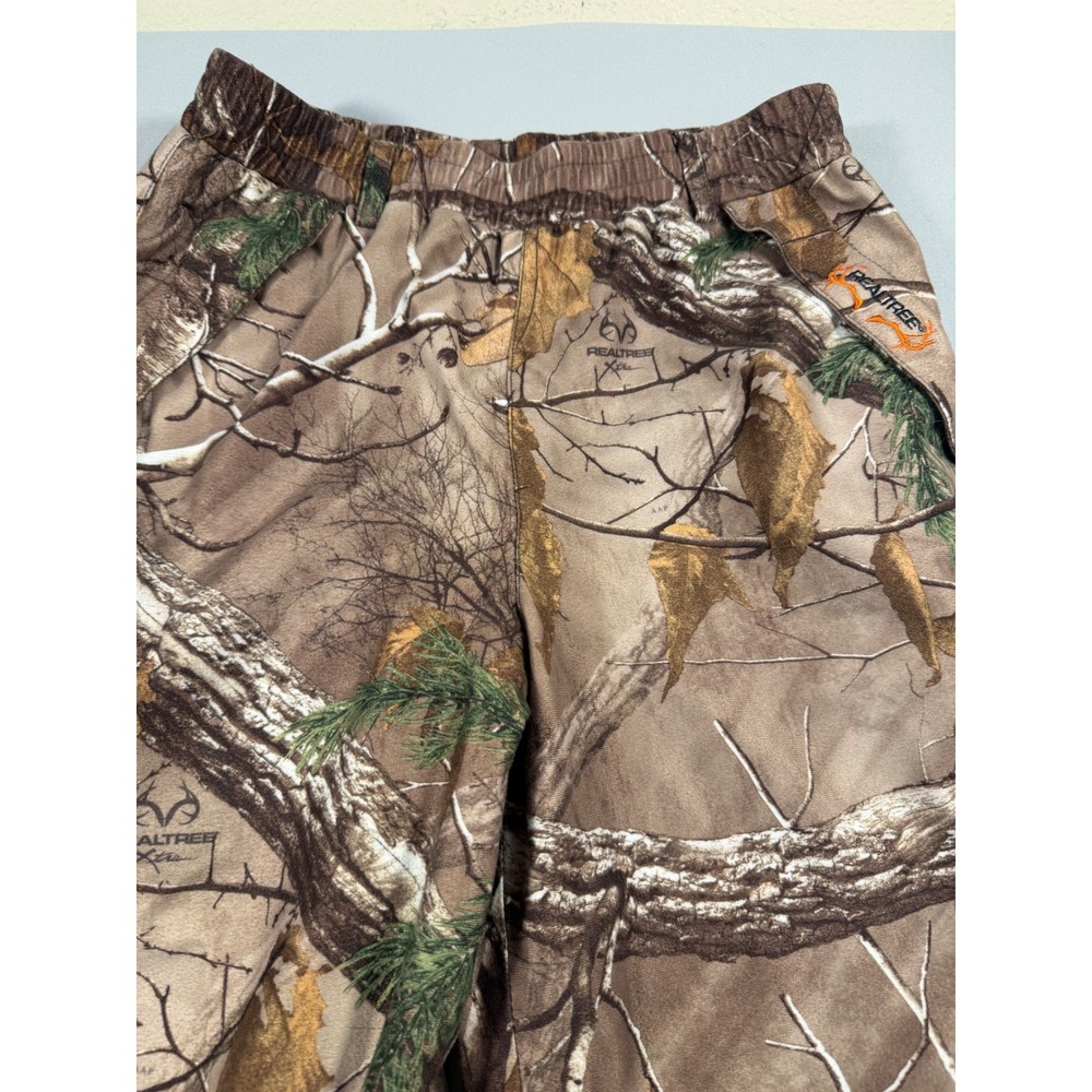 Realtree Xtra Camo Youth Pants Size 10/12 Large Hunting Outdoor Zippers 12783RT - Picture 3 of 10